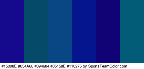 #15098E #054A68 #094684 #05158E #110275 #025C77 Colors