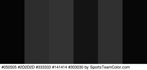 #050505 #2D2D2D #333333 #141414 #303030 #070707 Colors