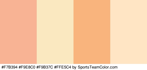 #F7B394 #F9E8C0 #F9B37C #FFE5C4 Colors