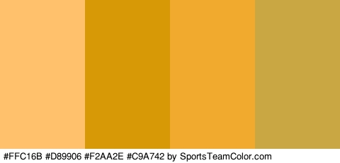 #FFC16B #D89906 #F2AA2E #C9A742 Colors