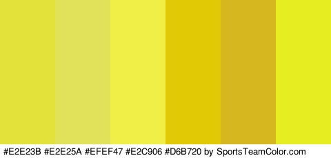 #E2E23B #E2E25A #EFEF47 #E2C906 #D6B720 #E6ED21 Colors