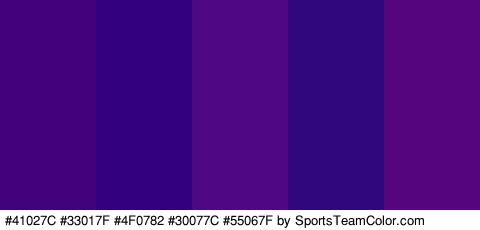 #41027C #33017F #4F0782 #30077C #55067F Colors