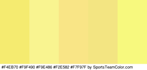 #F4EB70 #F9F490 #F9E486 #F2E582 #F7F97F Colors