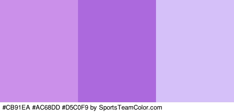 #CB91EA #AC68DD #D5C0F9 Colors