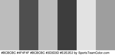 #BCBCBC #4F4F4F #BCBCBC #3D3D3D #E2E2E2 #9E9E9E Colors