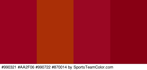 #990321 #AA2F06 #990722 #870014 Colors