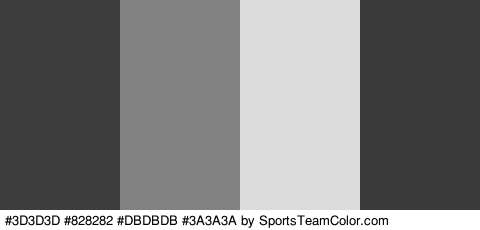 #3D3D3D #828282 #DBDBDB #3A3A3A Colors