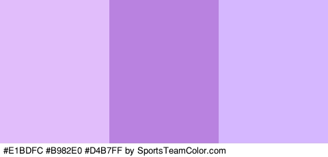 #E1BDFC #B982E0 #D4B7FF Colors