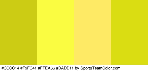 #CCCC14 #F9FC41 #FFEA66 #DADD11 Colors