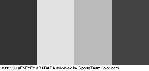 #333333 #E2E2E2 #BABABA #424242 Colors