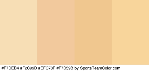 #F7DEB4 #F2C99D #EFC78F #F7D59B Colors