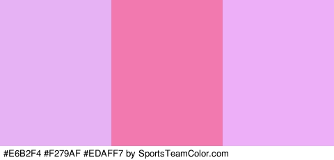 #E6B2F4 #F279AF #EDAFF7 Colors