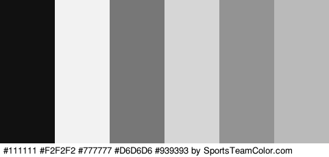 #111111 #F2F2F2 #777777 #D6D6D6 #939393 #BABABA Colors