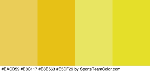 #EACD59 #E8C117 #E8E563 #E5DF29 Colors