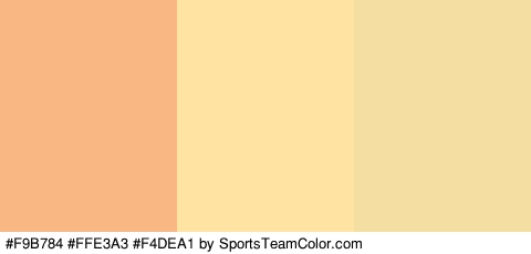 #F9B784 #FFE3A3 #F4DEA1 Colors