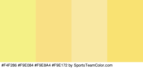 #F4F286 #F9E084 #F9E8A4 #F9E172 Colors