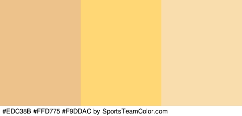 #EDC38B #FFD775 #F9DDAC Colors