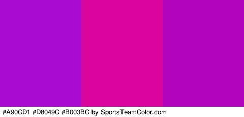 #A90CD1 #D8049C #B003BC Colors