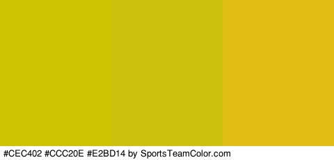 #CEC402 #CCC20E #E2BD14 Colors