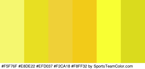 #F5F76F #E8DE22 #EFD037 #F2CA18 #F8FF32 #DBDB1E Colors