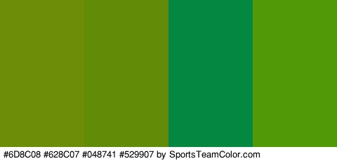 #6D8C08 #628C07 #048741 #529907 Colors