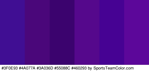 #3F0E93 #4A077A #3A036D #55088C #460293 #5C0799 Colors