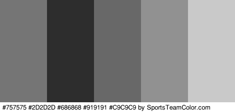 #757575 #2D2D2D #686868 #919191 #C9C9C9 Colors