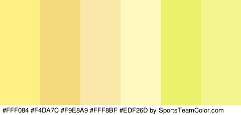 #FFF084 #F4DA7C #F9E8A9 #FFF8BF #EDF26D #F3F48D Colors