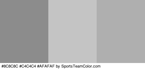 #8C8C8C #C4C4C4 #AFAFAF Colors