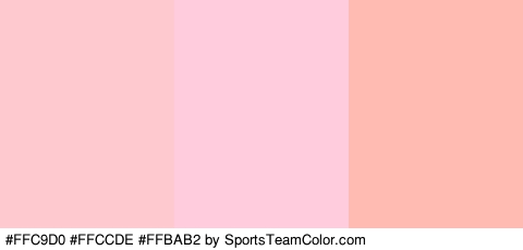 #FFC9D0 #FFCCDE #FFBAB2 Colors