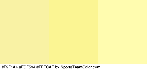 #F9F1A4 #FCF594 #FFFCAF Colors