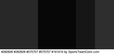 #282828 #282828 #070707 #070707 #161616 #2D2D2D Colors