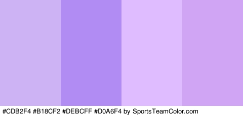 #CDB2F4 #B18CF2 #DEBCFF #D0A6F4 Colors