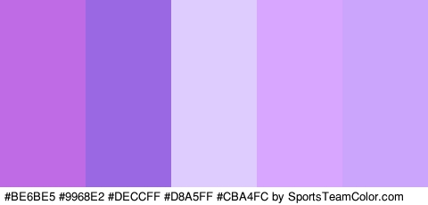 #BE6BE5 #9968E2 #DECCFF #D8A5FF #CBA4FC Colors