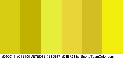 #D6CC11 #C1B100 #E7ED3B #E8D637 #D3BF23 #F2EE0C Colors