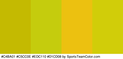 #C4BA01 #C5CC0E #EDC110 #D1CD08 Colors