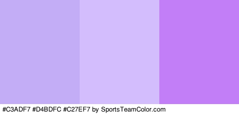 #C3ADF7 #D4BDFC #C27EF7 Colors