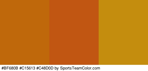 #BF680B #C15613 #C48D0D Colors