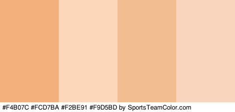 #F4B07C #FCD7BA #F2BE91 #F9D5BD Colors