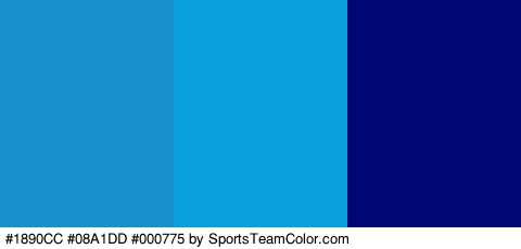 #1890CC #08A1DD #000775 Colors