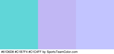 #61D6D8 #C1B7F4 #C1C4FF Colors