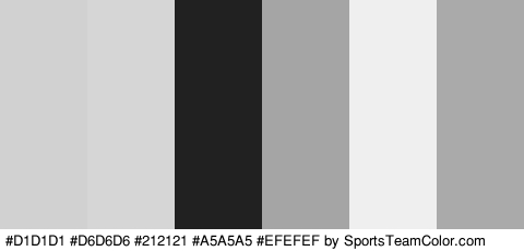 #D1D1D1 #D6D6D6 #212121 #A5A5A5 #EFEFEF #AAAAAA Colors