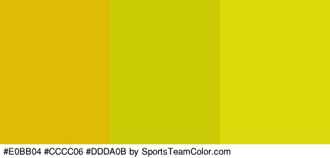 #E0BB04 #CCCC06 #DDDA0B Colors