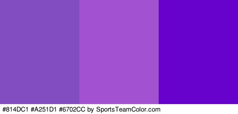 #814DC1 #A251D1 #6702CC Colors