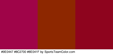 #9E0447 #8C2700 #8E041F Colors