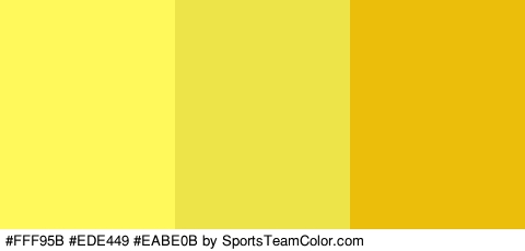 #FFF95B #EDE449 #EABE0B Colors