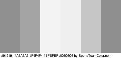 #919191 #A3A3A3 #F4F4F4 #EFEFEF #C6C6C6 #8E8E8E Colors