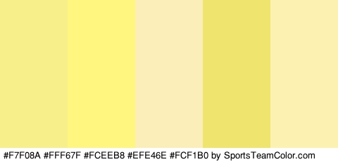 #F7F08A #FFF67F #FCEEB8 #EFE46E #FCF1B0 Colors