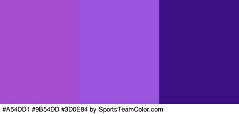 #A54DD1 #9B54DD #3D0E84 Colors