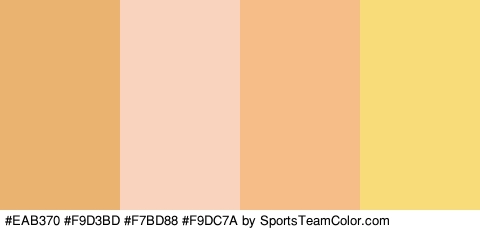 #EAB370 #F9D3BD #F7BD88 #F9DC7A Colors